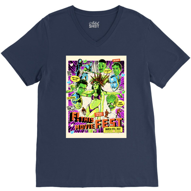 F This Movie Fest 2022 V-Neck Tee by lingdasilviox | Artistshot