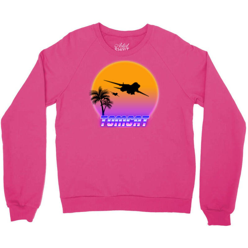 F 14 Tomcat   Sunset Flight Crewneck Sweatshirt by lingdasilviox | Artistshot