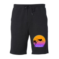 F 14 Tomcat   Sunset Flight Fleece Short | Artistshot