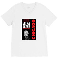 Erika Jayne Concert V-neck Tee | Artistshot