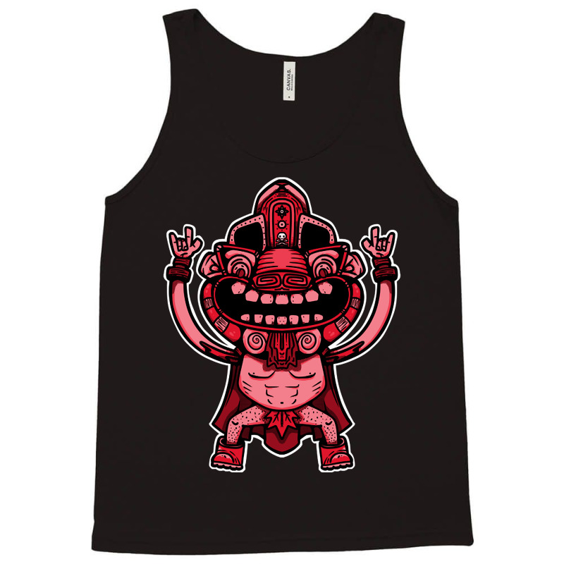 Limited Edition Aztec Warrior Red Tank Top by Inmamlil638 | Artistshot