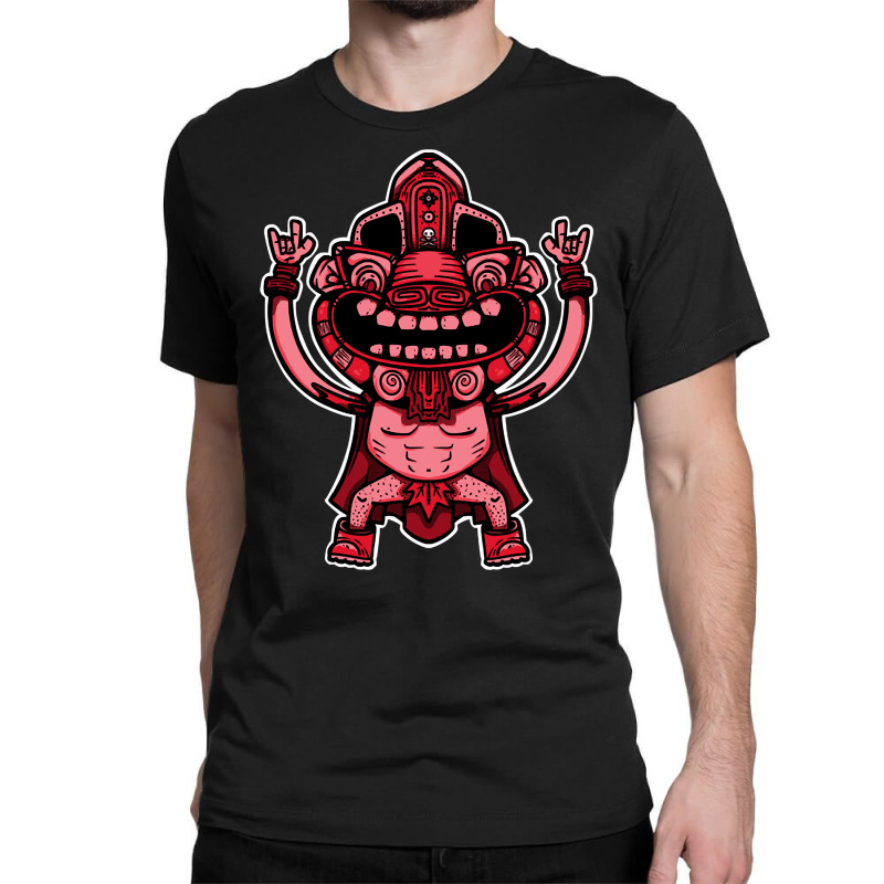 Limited Edition Aztec Warrior Red Classic T-shirt by Inmamlil638 | Artistshot