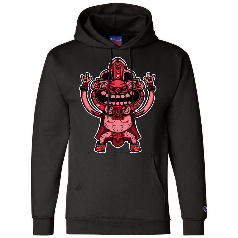 Limited Edition Aztec Warrior Red Champion Hoodie by Inmamlil638 | Artistshot