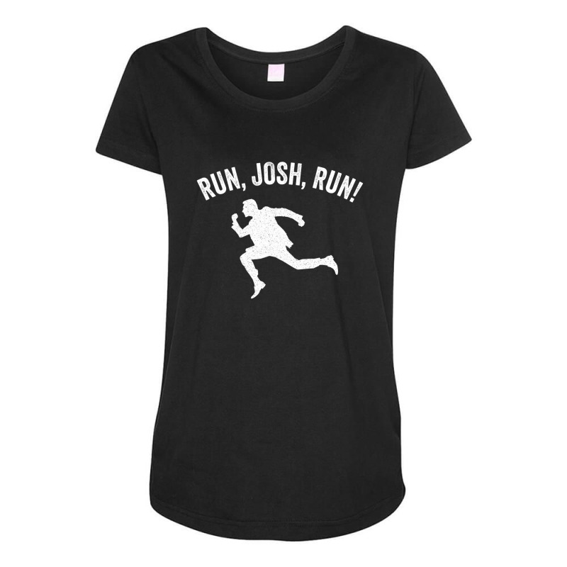 Josh Hawley Run Free Funny Josh Hawley Running Maternity Scoop Neck T-shirt by plavouryu5 | Artistshot