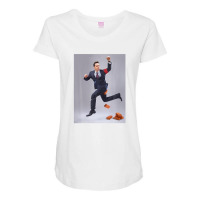 Josh Hawley Run Free Funny Josh Hawley Running Maternity Scoop Neck T-shirt | Artistshot