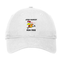 Josh Hawley Run Free Funny Josh Hawley Running Chicken Adjustable Cap | Artistshot