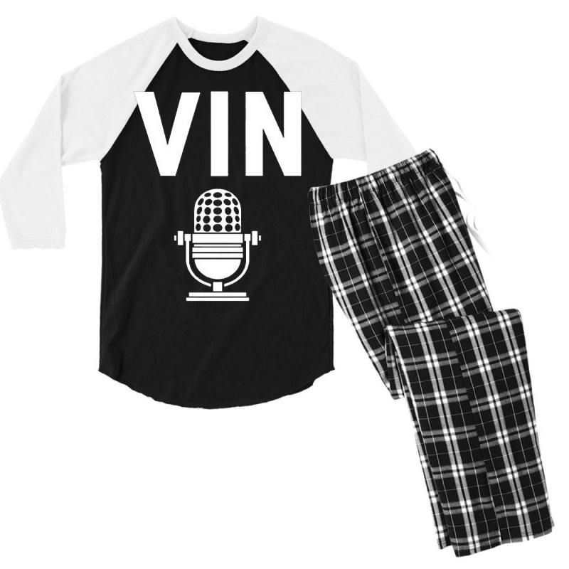 Hot Trend It’s Time For Dod-gers Baseball Vin Scully-ejuny Men's 3/4 Sleeve Pajama Set | Artistshot