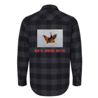 Josh Hawley Run Free Funny Josh Hawley Running Flannel Shirt | Artistshot