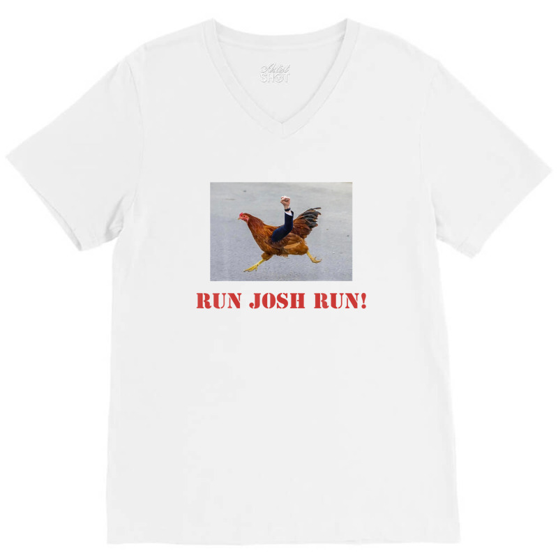 Josh Hawley Run Free Funny Josh Hawley Running V-Neck Tee by plavouryu5 | Artistshot