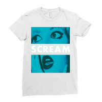 Scream Girl Scream Ladies Fitted T-shirt | Artistshot