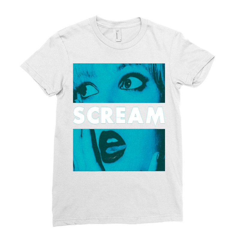 Scream Girl Scream Ladies Fitted T-Shirt by inambifahhamp | Artistshot