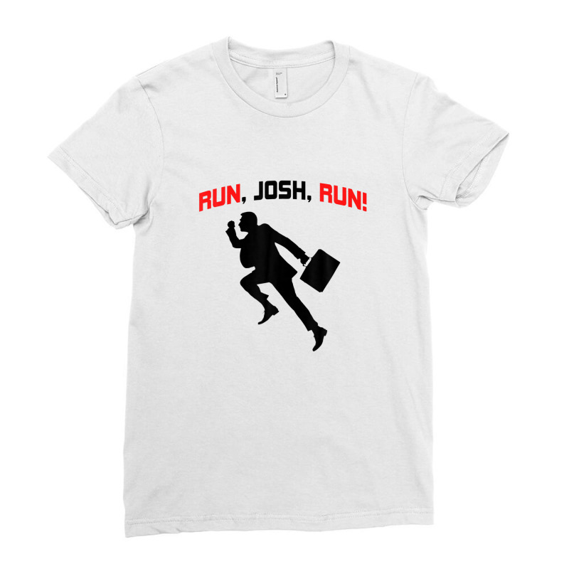 Josh Hawley Run Free Funny Josh Hawley Running Ladies Fitted T-Shirt by plavouryu5 | Artistshot