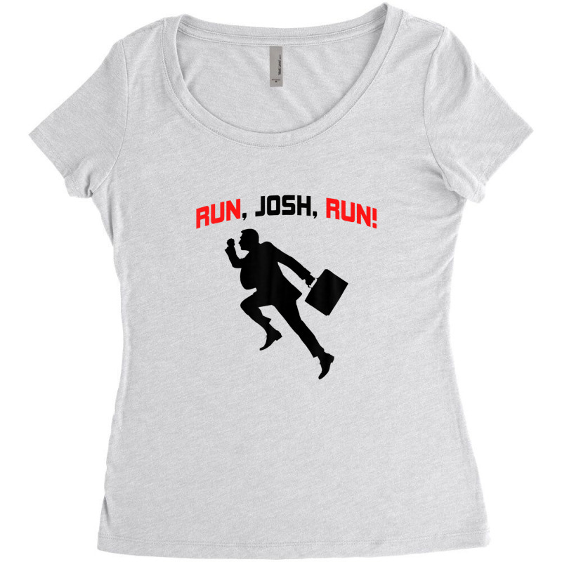 Josh Hawley Run Free Funny Josh Hawley Running Women's Triblend Scoop T-shirt by plavouryu5 | Artistshot