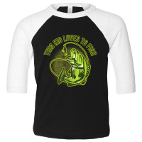 Hot Trend This Kid Loves To Fish Heart Fishing Toddler 3/4 Sleeve Tee | Artistshot