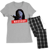 Wassup Scream Scary Movie Fun Women's Pajamas Set | Artistshot