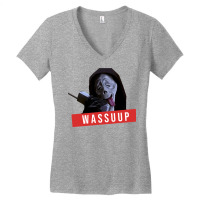 Wassup Scream Scary Movie Fun Women's V-neck T-shirt | Artistshot