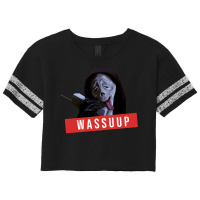 Wassup Scream Scary Movie Fun Scorecard Crop Tee | Artistshot