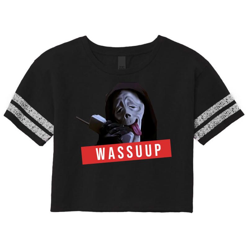 Wassup Scream Scary Movie Fun Scorecard Crop Tee by sofiahakchayf | Artistshot