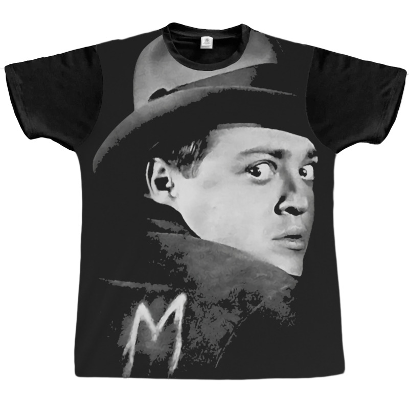 Fritz Lang Classic M – A City Searches For A Murder Graphic T-shirt by lingdasilviox | Artistshot