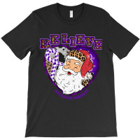 Hot Trend Sarcoidosis Awareness Awareness - Santa Believe Leopard Chri T-shirt | Artistshot