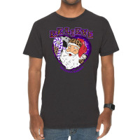 Hot Trend Sarcoidosis Awareness Awareness - Santa Believe Leopard Chri Vintage T-shirt | Artistshot