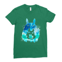 Copy Of New Mmtotoro Studio Ghiblimm Ladies Fitted T-shirt | Artistshot