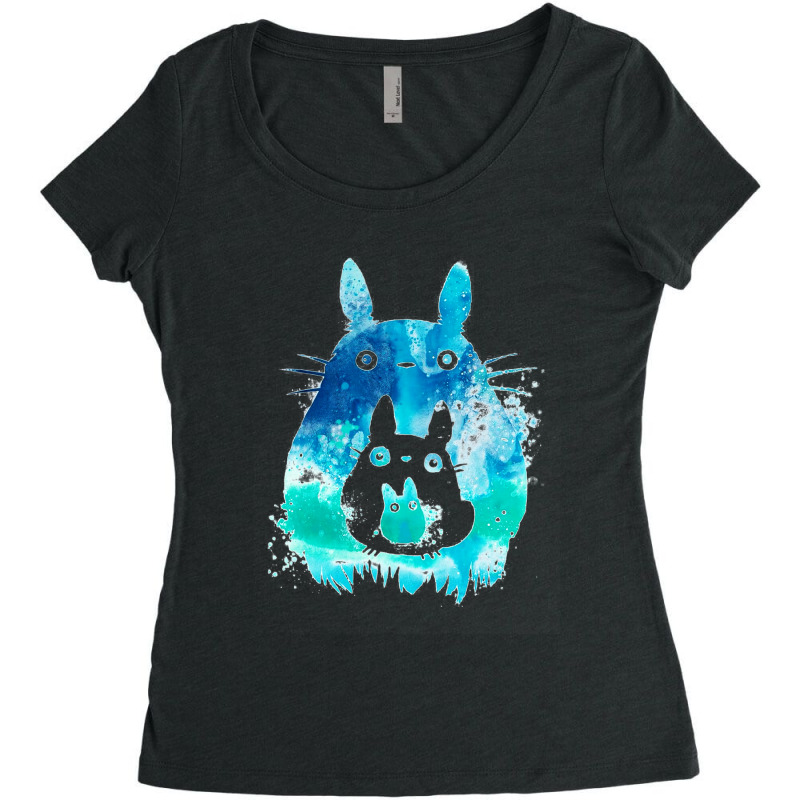 Copy Of New Mmtotoro Studio Ghiblimm Women's Triblend Scoop T-shirt by riquelhubbya | Artistshot