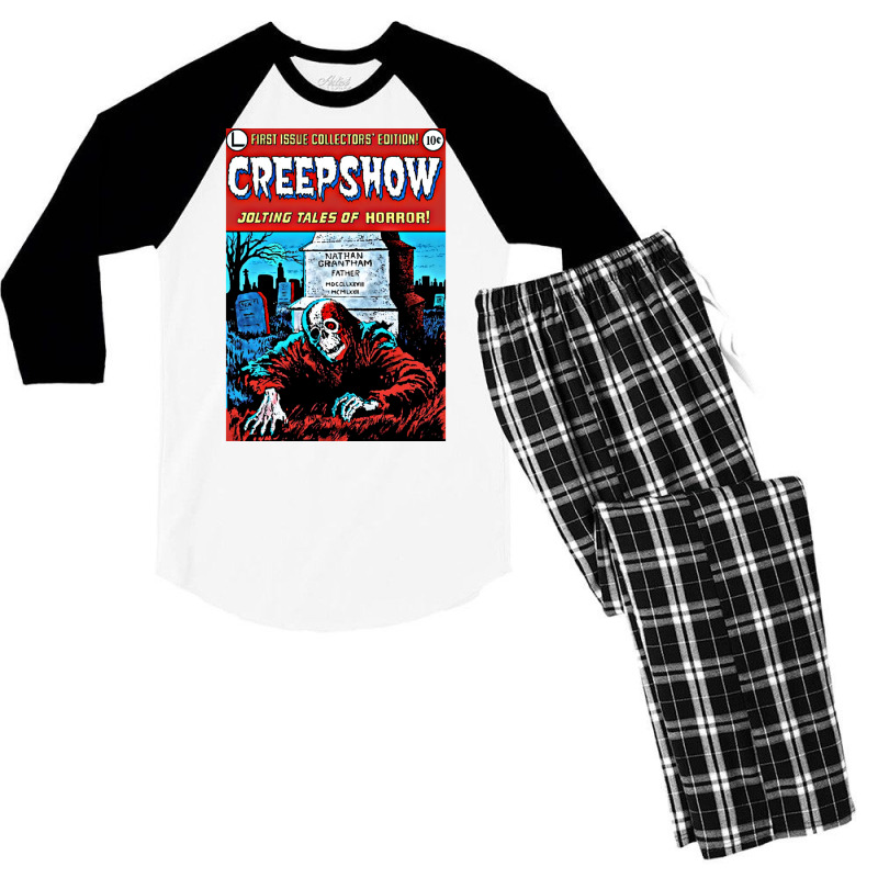 Creepshow Grave Men's 3/4 Sleeve Pajama Set by riquelhubbya | Artistshot