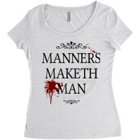 Manners Maketh Man Women's Triblend Scoop T-shirt | Artistshot