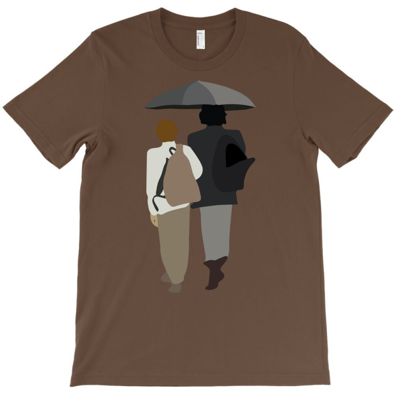 Goldfinch Boys With Umbrella T-Shirt by lingdasilviox | Artistshot