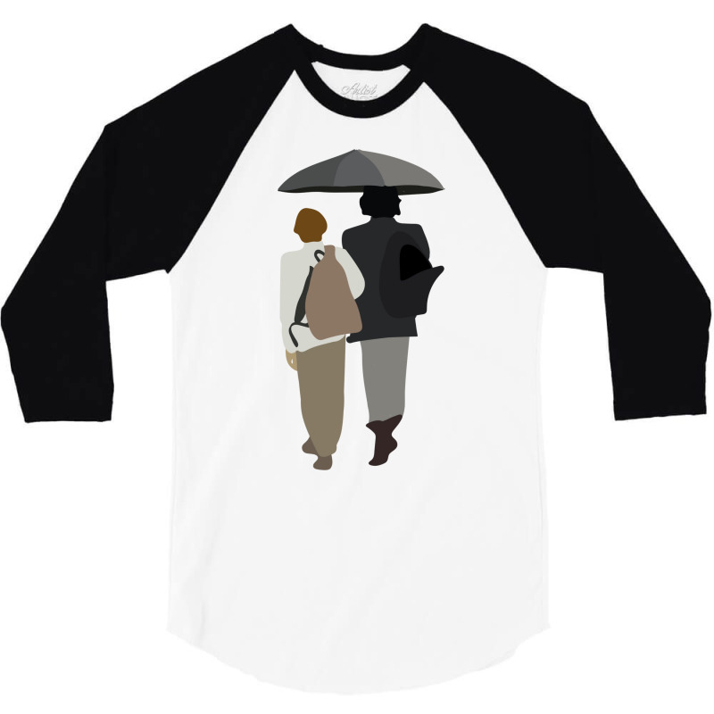 Goldfinch Boys With Umbrella 3/4 Sleeve Shirt by lingdasilviox | Artistshot