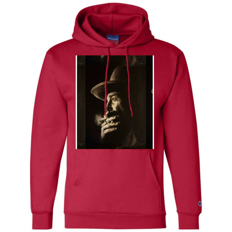 Daniel Plainview Charcoal Champion Hoodie by riquelhubbya | Artistshot