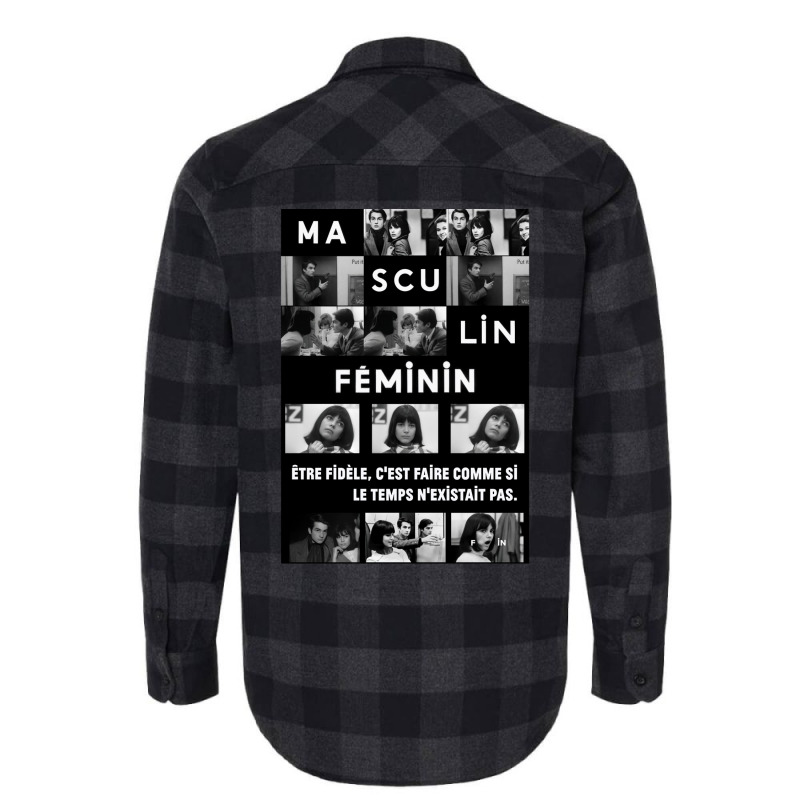 Masculin Féminin (1966 Film) Jean Luc Godard Flannel Shirt by zainisyrinez | Artistshot