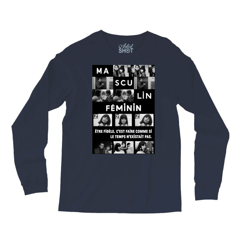 Masculin Féminin (1966 Film) Jean Luc Godard Long Sleeve Shirts by zainisyrinez | Artistshot