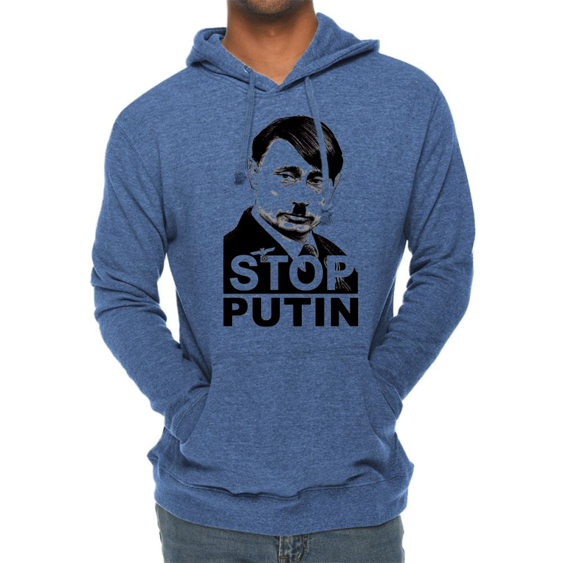 Stop Putin Lightweight Hoodie by refigesowp | Artistshot