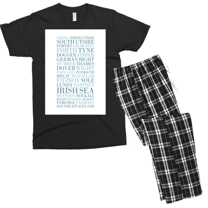 Shipping Forecast As Heard Of Radio 4  Gift Music Men's T-shirt Pajama Set | Artistshot