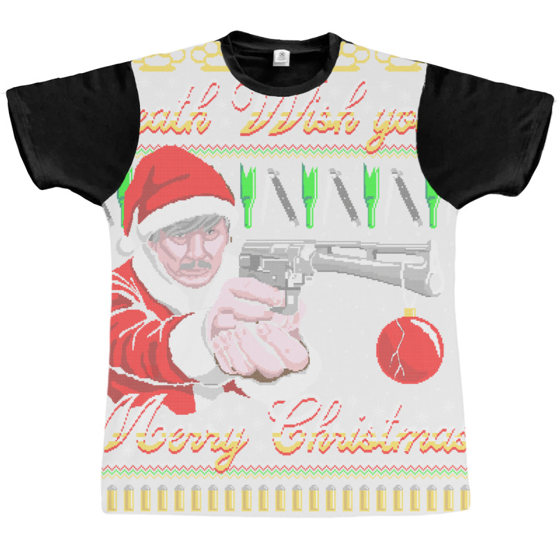 Death Wish You A Merry Christmas Graphic T-shirt by riquelhubbya | Artistshot