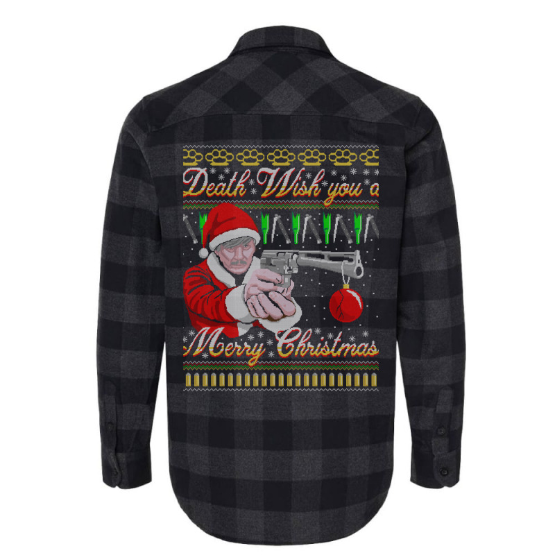 Death Wish You A Merry Christmas Flannel Shirt by riquelhubbya | Artistshot