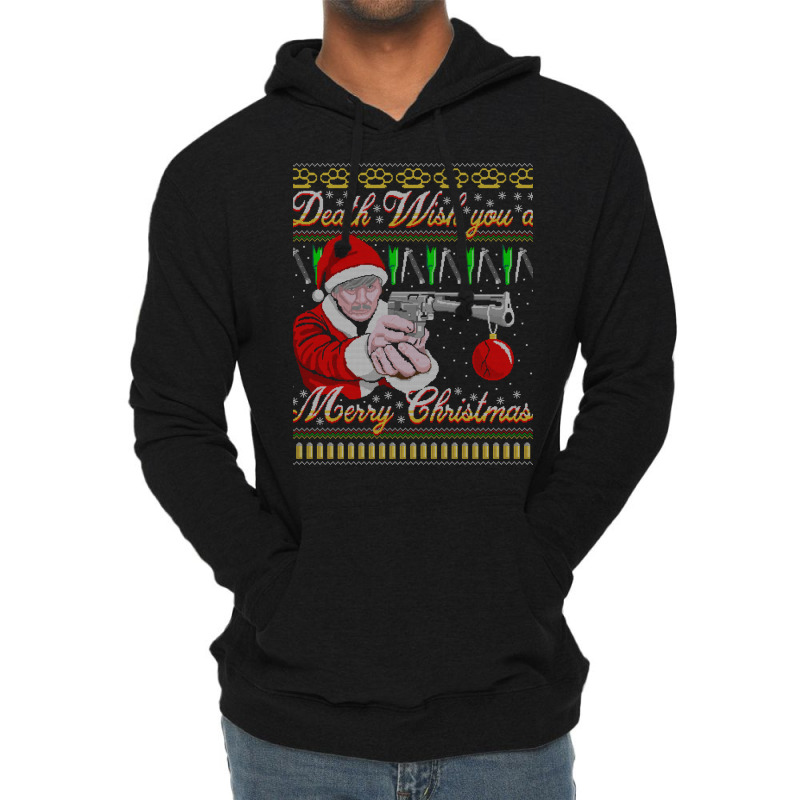 Death Wish You A Merry Christmas Lightweight Hoodie by riquelhubbya | Artistshot