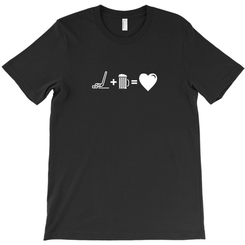 Hockey Beer Mug Of Beer Is Love Athlete Gift Idea 1 T-shirt | Artistshot