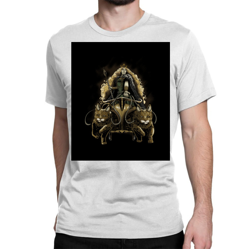 Freya Medieval Viking Mythology Norse Paganism  Tumblr Classic T-shirt by aljalyjfrh | Artistshot