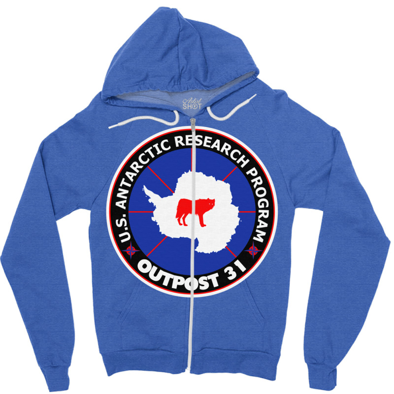 U.s. Outpost 31 Research Installation Zipper Hoodie | Artistshot