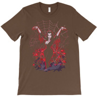 Vampira Spider Web Gothic T-shirt | Artistshot