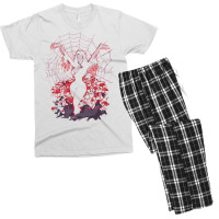 Vampira Spider Web Gothic Men's T-shirt Pajama Set | Artistshot