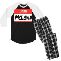 Superbad Quote   Mclovin Men's 3/4 Sleeve Pajama Set | Artistshot