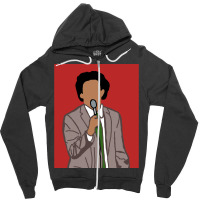 Eric Andre Sticker Poster Vintage Zipper Hoodie | Artistshot