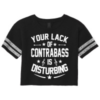 Resized-contrabass Player Distrurbing Quote Gift Classic Scorecard Crop Tee | Artistshot