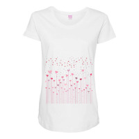 Valentines Day, Hearts  Flowers Gift T Maternity Scoop Neck T-shirt | Artistshot