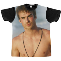 Ian Somerhalder Damon Salvatore . Graphic T-shirt | Artistshot