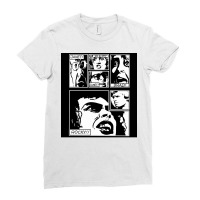 Rocky Janet Drscott Brad Black And White Collection Poster Quote Ladies Fitted T-shirt | Artistshot